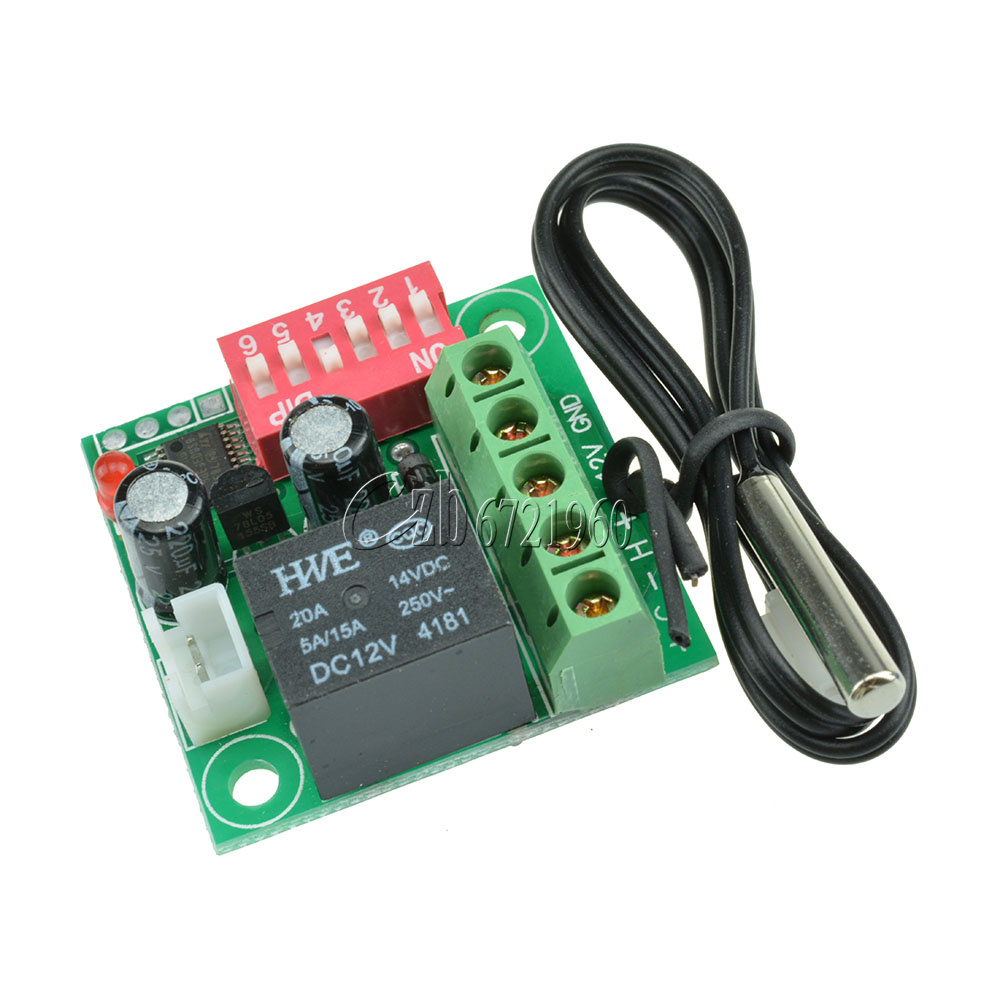 DC 12V Heat Cool Temp Thermostat Digital Temperature Control Switch 20