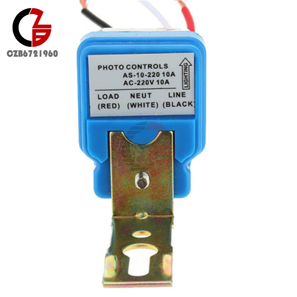 10A 220V Automatic Street Light Lighting Switch Electric Auto Operated