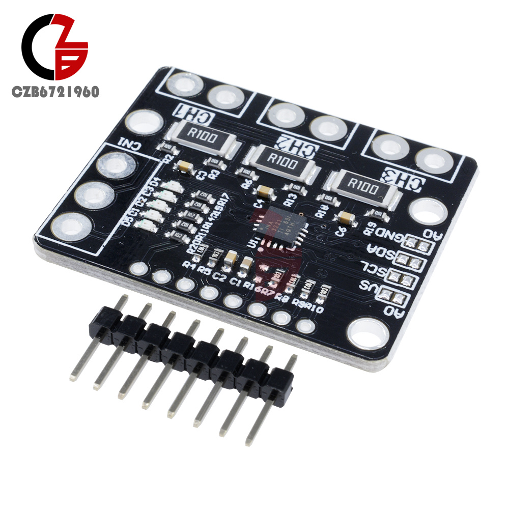 INA3221 TripleChannel Shunt Current Voltage Monitor Sensor I2C Replace