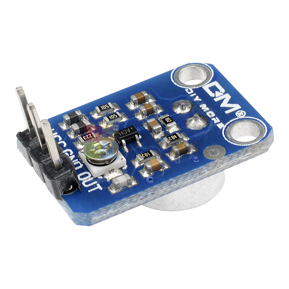 MAX4466 Electret Microphone Amplifier With Adjustable Gain For Arduino