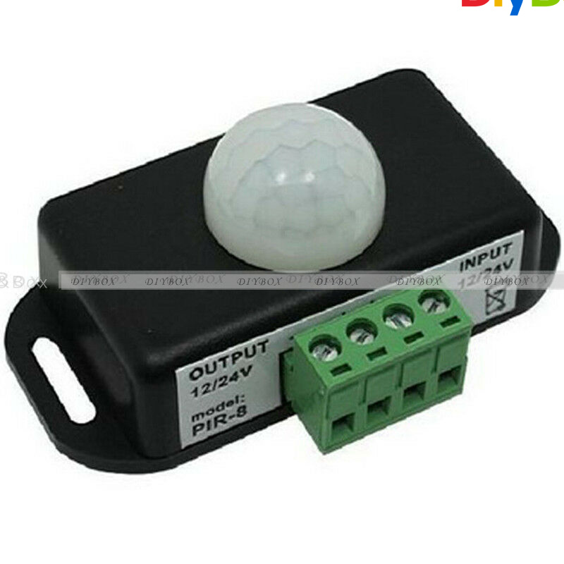 Automatic 8A Infrared PIR Motion Sensor Switch DC 12V24V For LED light