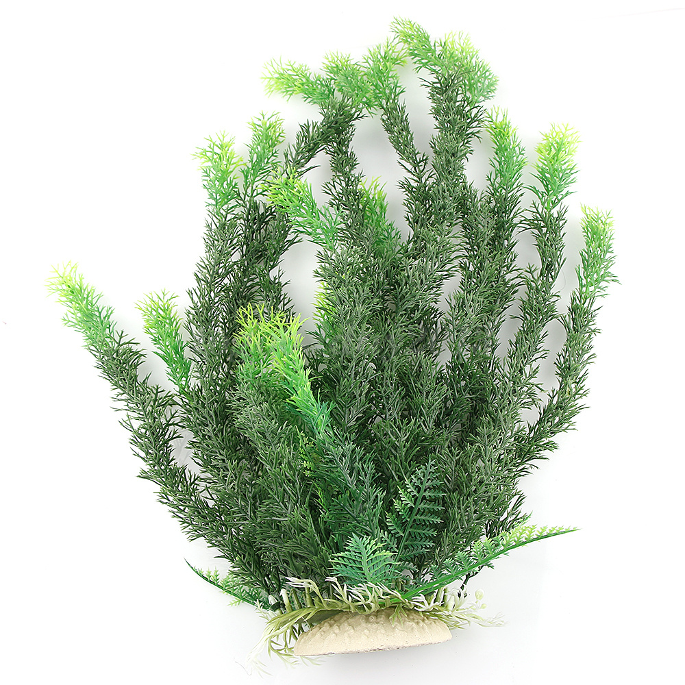 large plant Lawn Plastic Water Plant Aquarium Fish Tank Ornament Decoration