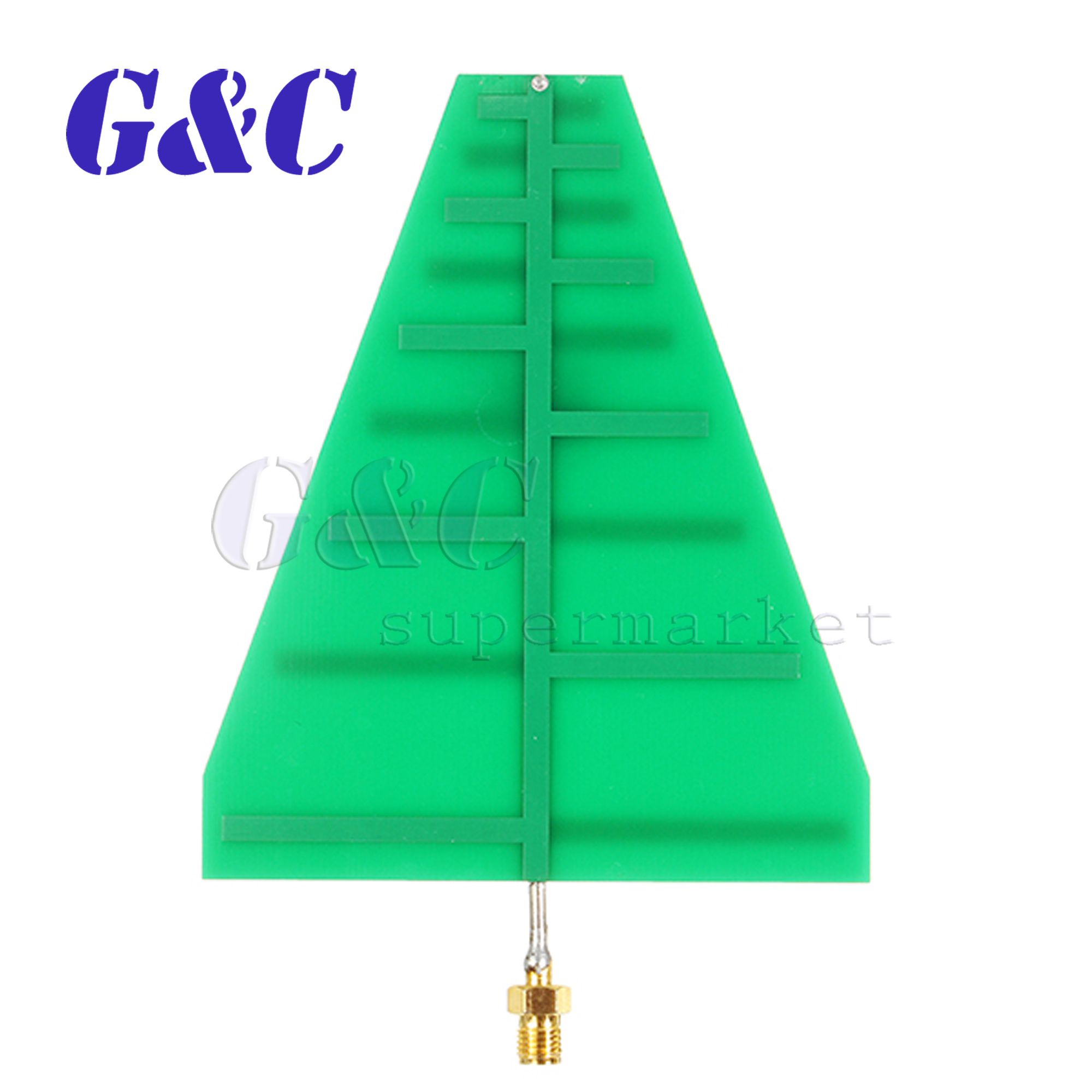 15W 5-6dB 1.35-9.5GHz UWB Ultra Wideband Logarithmic Period Antenna