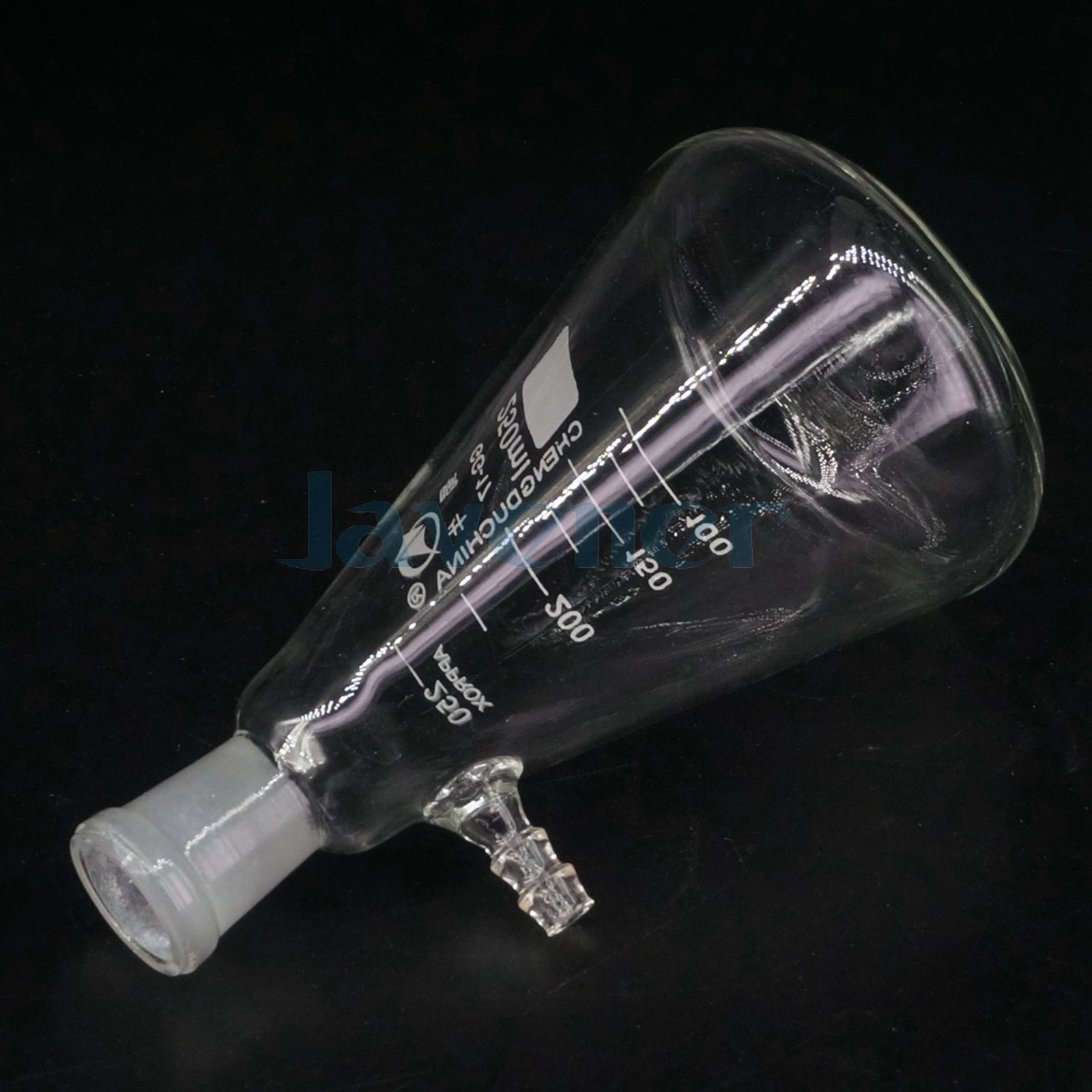 250ml 19/26 Ground Joint Conical Filter Flask with Side Arm Lab