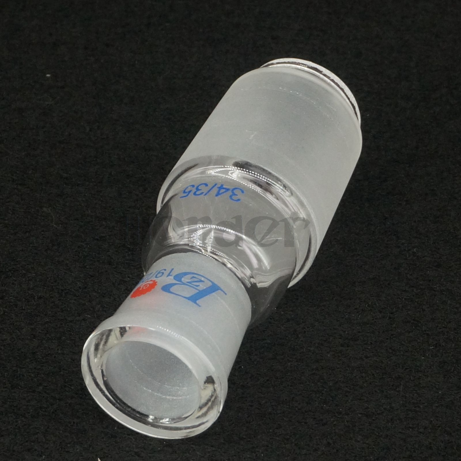 19/26 Female to 34/35 Male Joint Lab Glass Enlarging Transfer Adapter