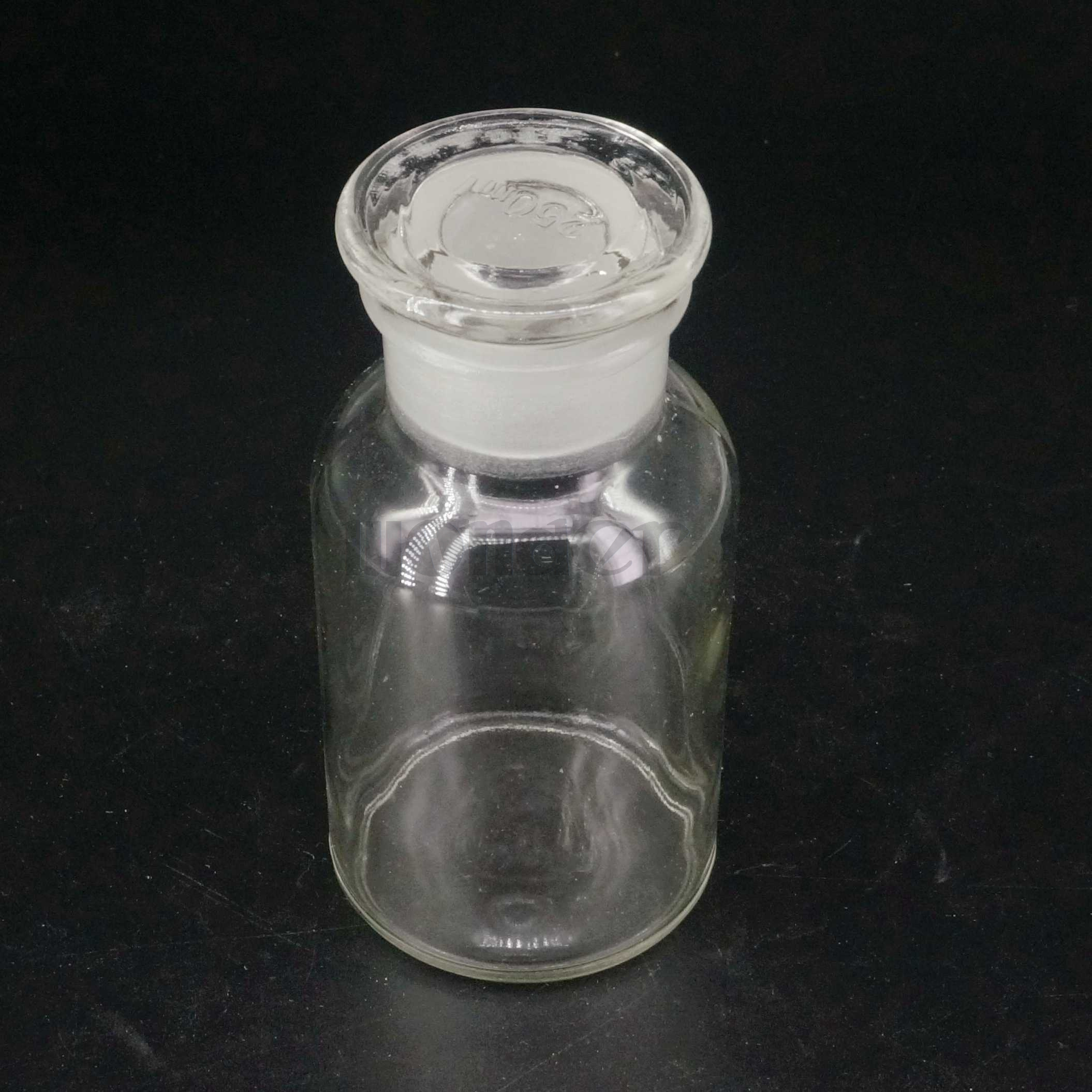 250ml Clear Glass Jar Wide Mouthed Reagent Bottle Chemical Experiment