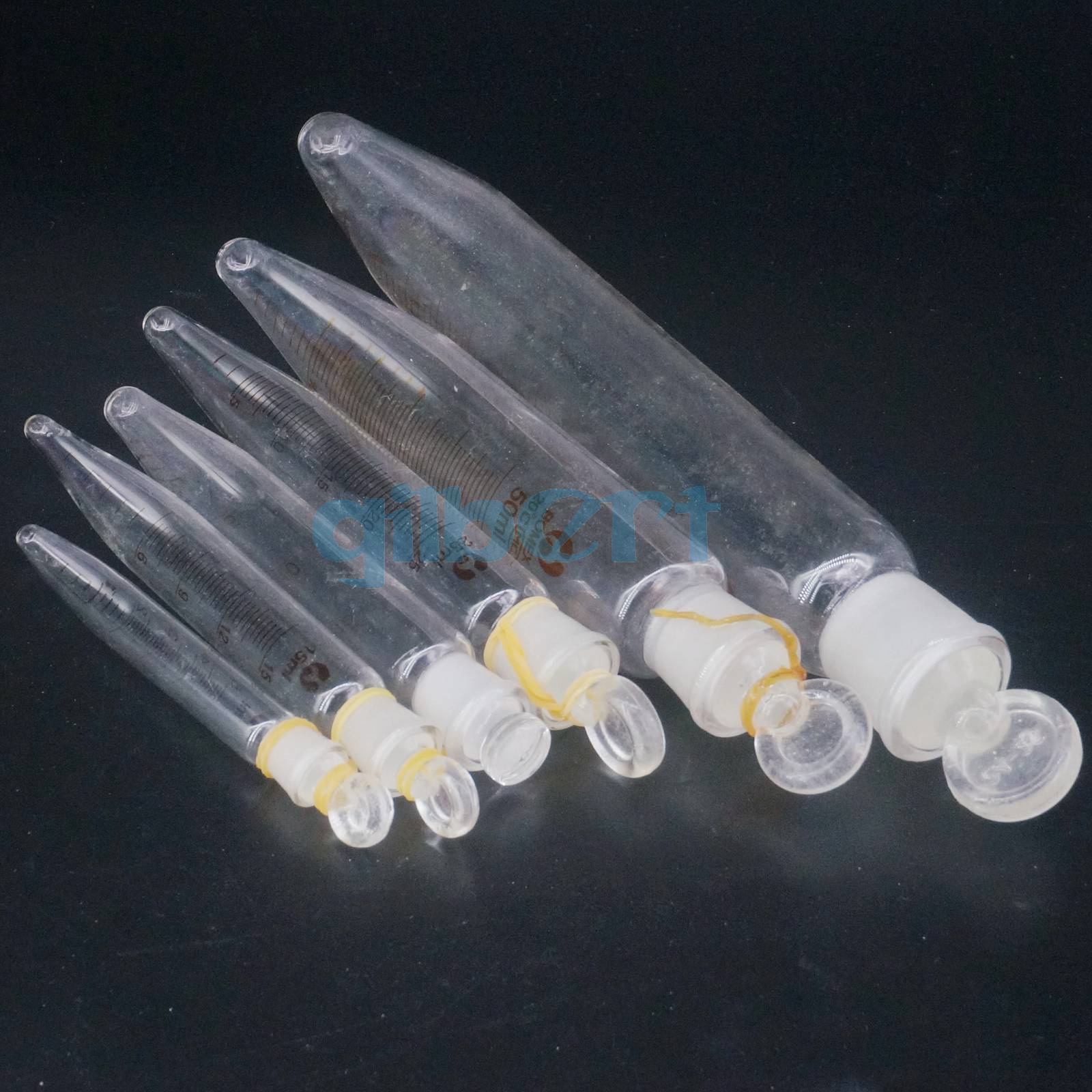 5100ml Lab Glass Conical Bottom Centrifuge Tube Scaled With Stopper