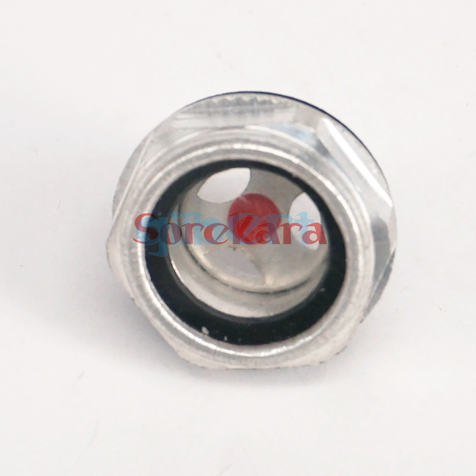 3//8/" BSPP male Aluminum Oil Level Sight Glass Hex Head For Air Compreeor