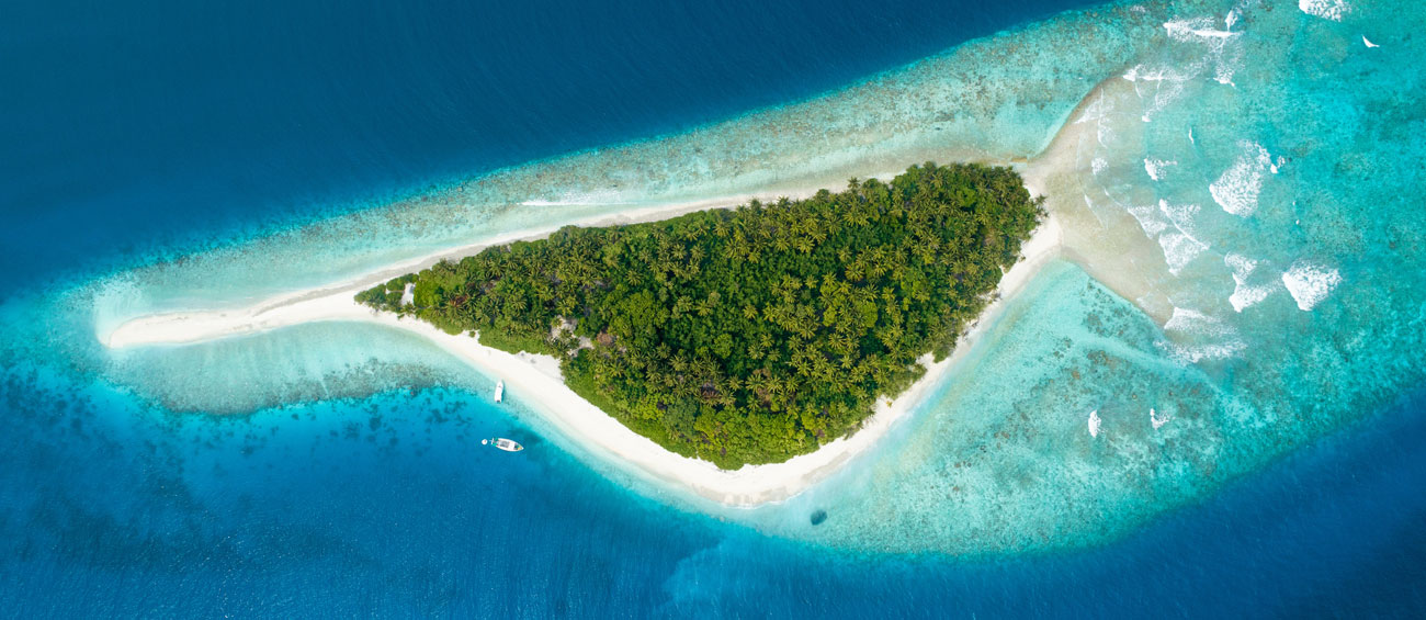 Stay on a private island 