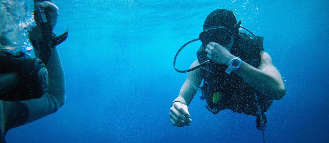 Diving in the Maldives