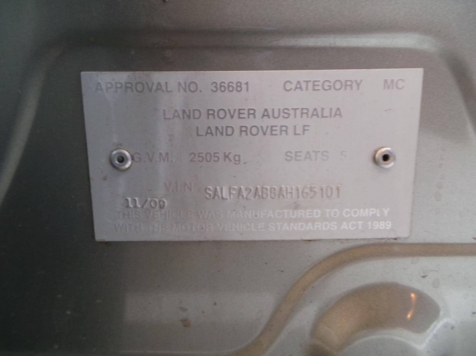 View Auto part Bonnet Land Rover Freelander 2009
