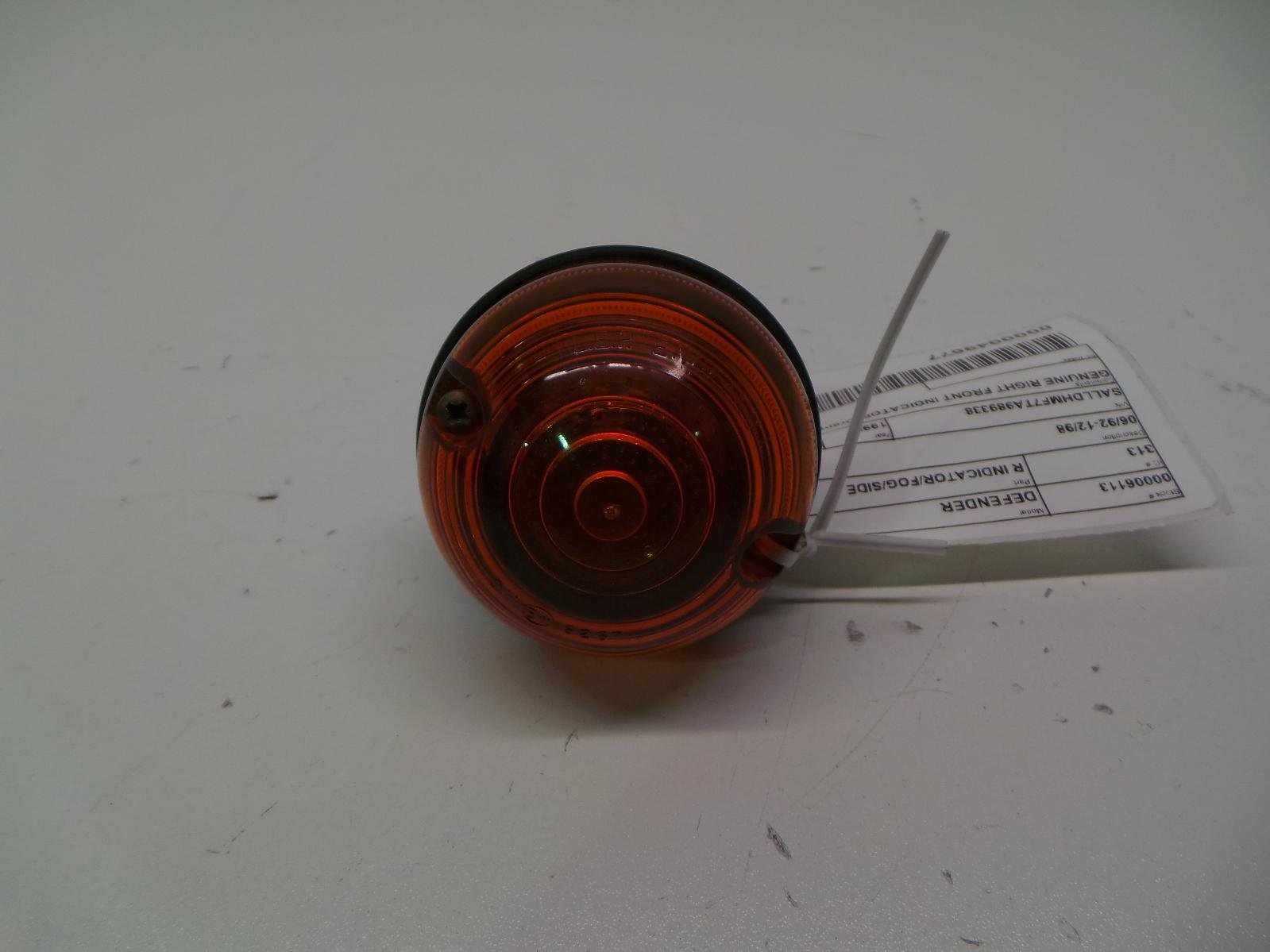 Right Indicator/Fog/Side Defender Landrover 1996