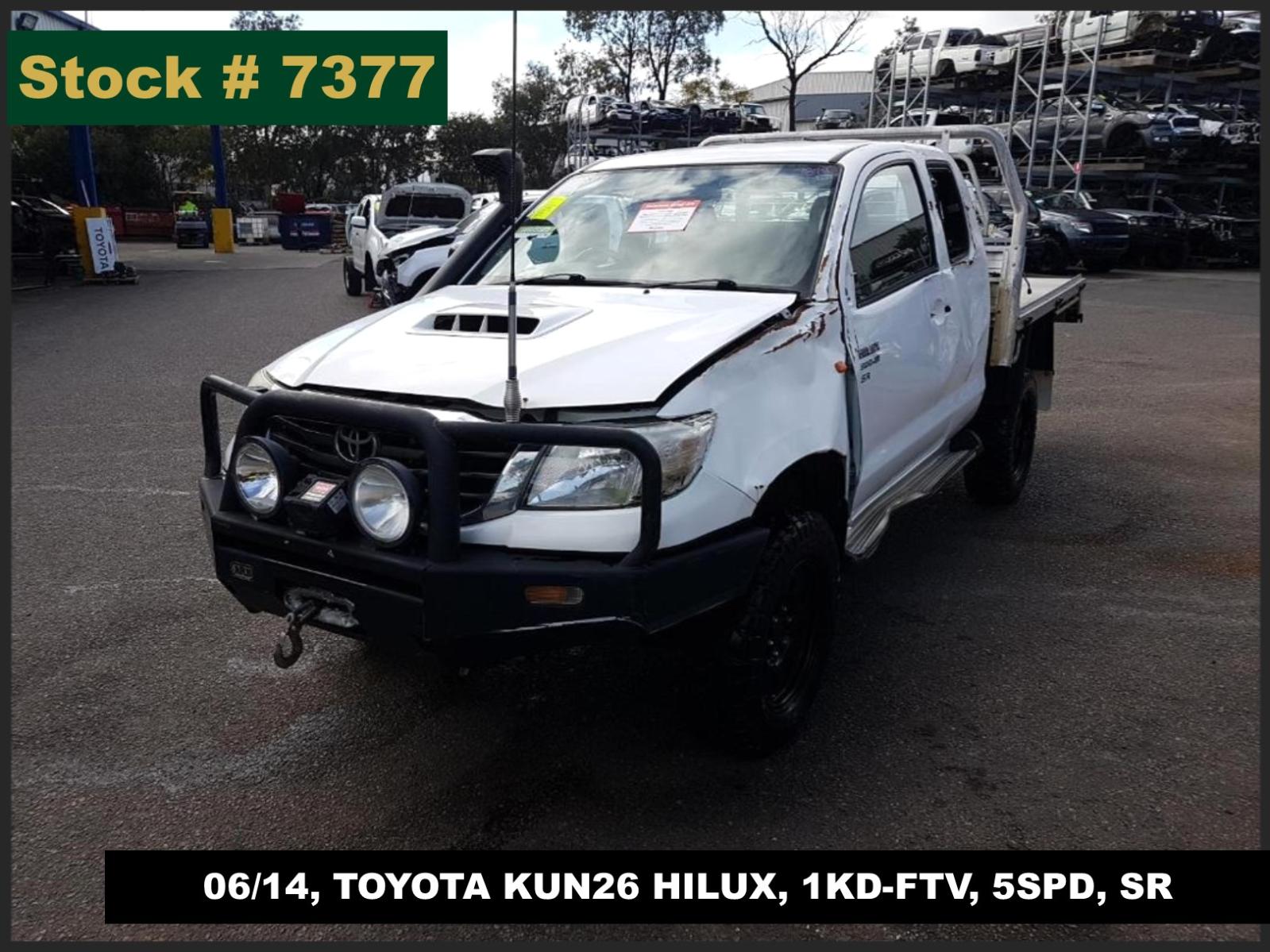 Image for a Toyota Hilux 2014 2 Door Utility