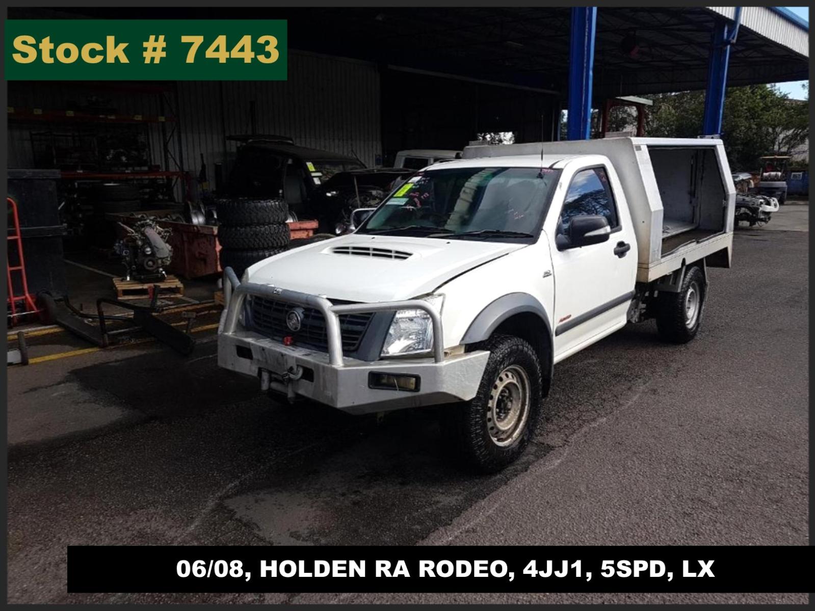 Image for a Holden Rodeo 2008 2 Door Pickup