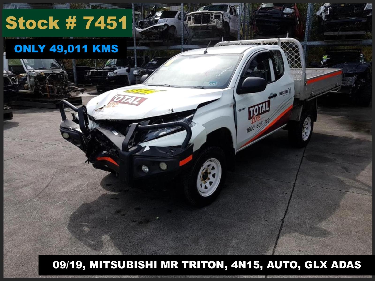 Image for a Mitsubishi Triton 2019 4 Door Utility