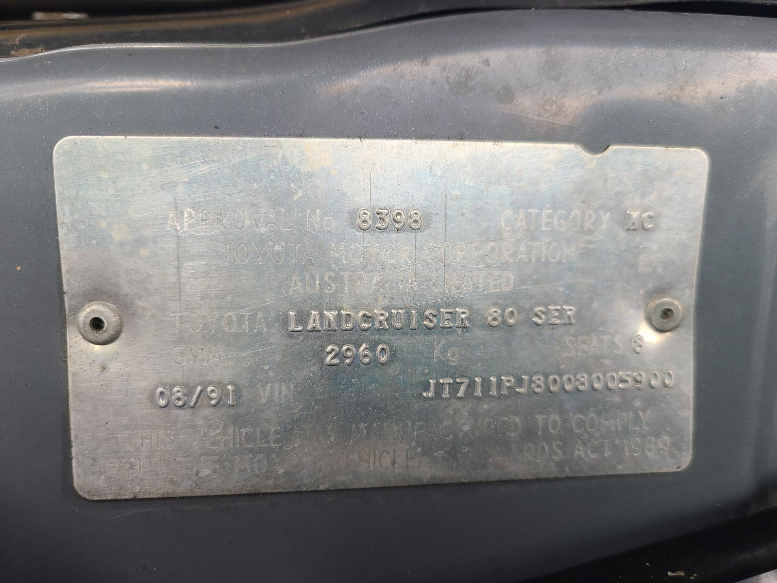1992 Toyota Landcruiser Trans/Gearbox View Auto part Trans/Gearbox Toyota Landcruiser 1992