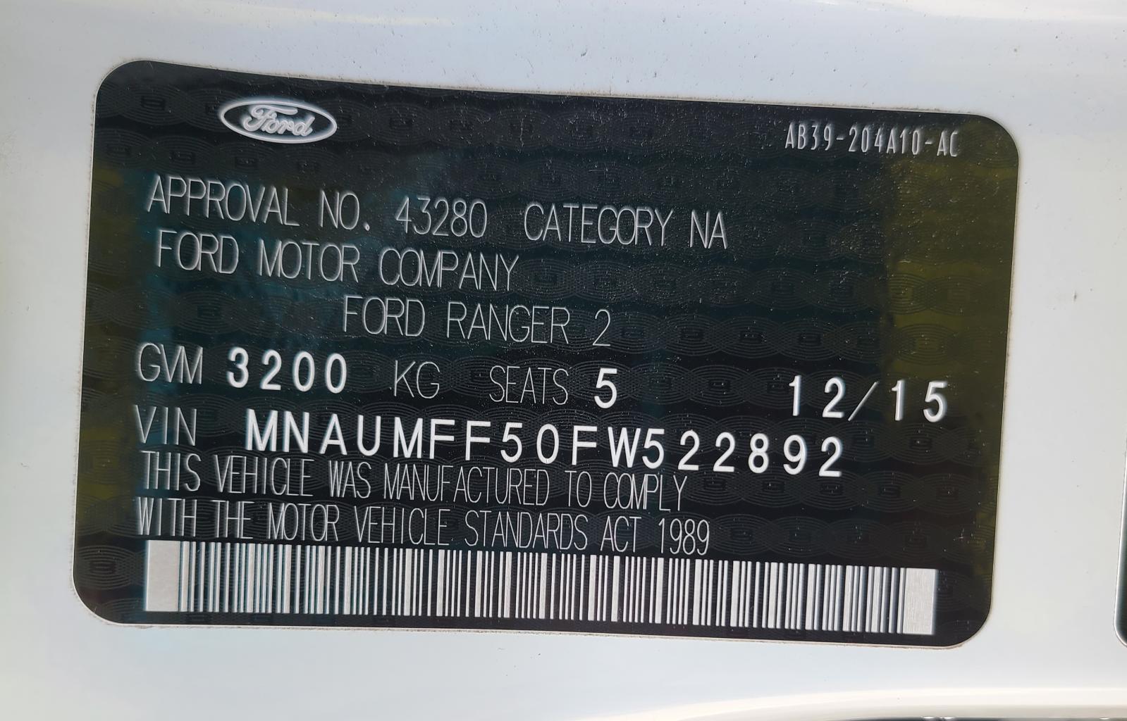 View Auto part Inverter Ford Ranger 2016