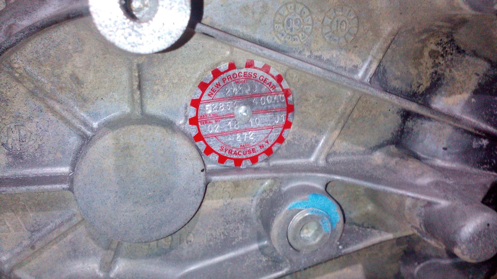 Transfer Case Wrangler Jeep 2010