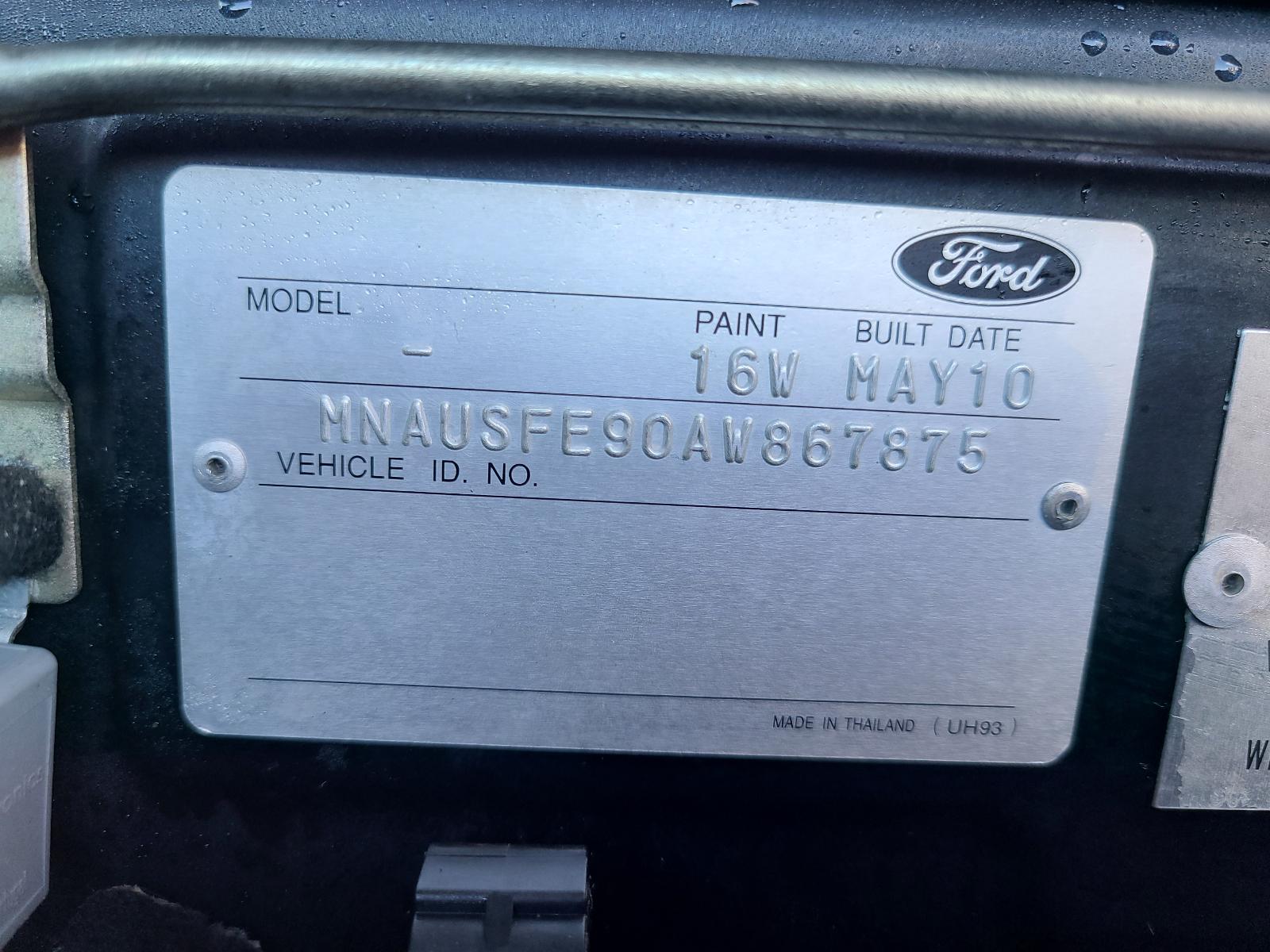 View Ford Ranger 2010 4 Door Utility