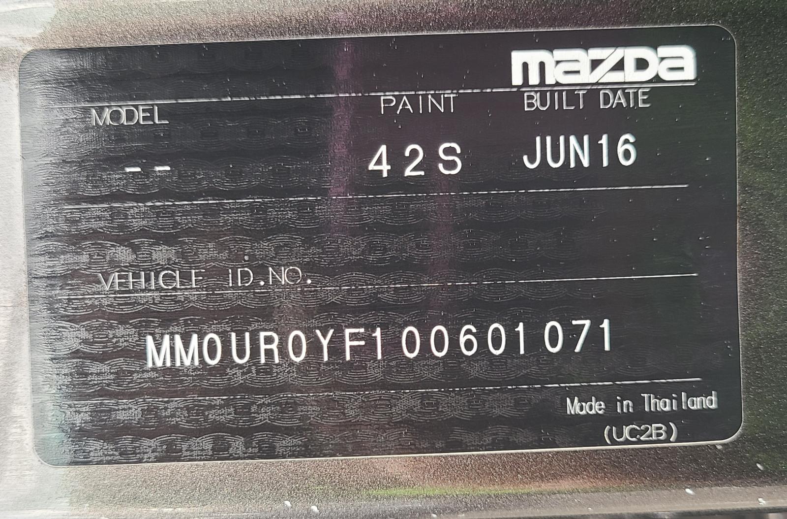 View Mazda Bt50 2016 4 Door Utility