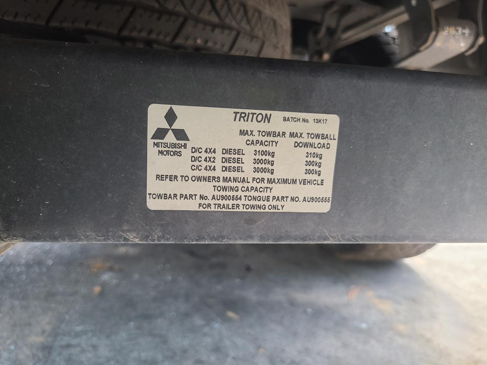View Mitsubishi Triton 2017 4 Door Utility