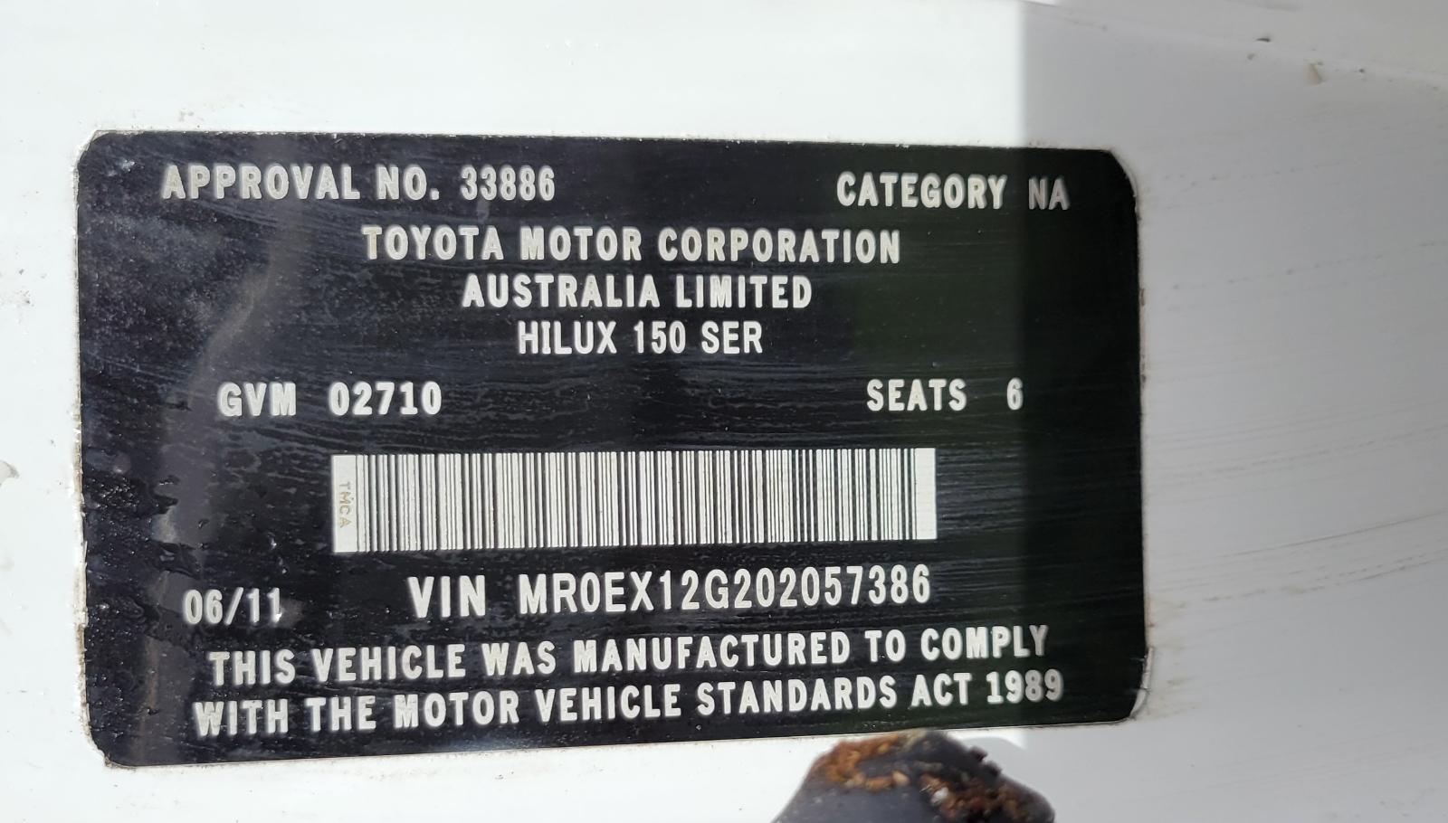 View Toyota Hilux 2011 4 Door Utility