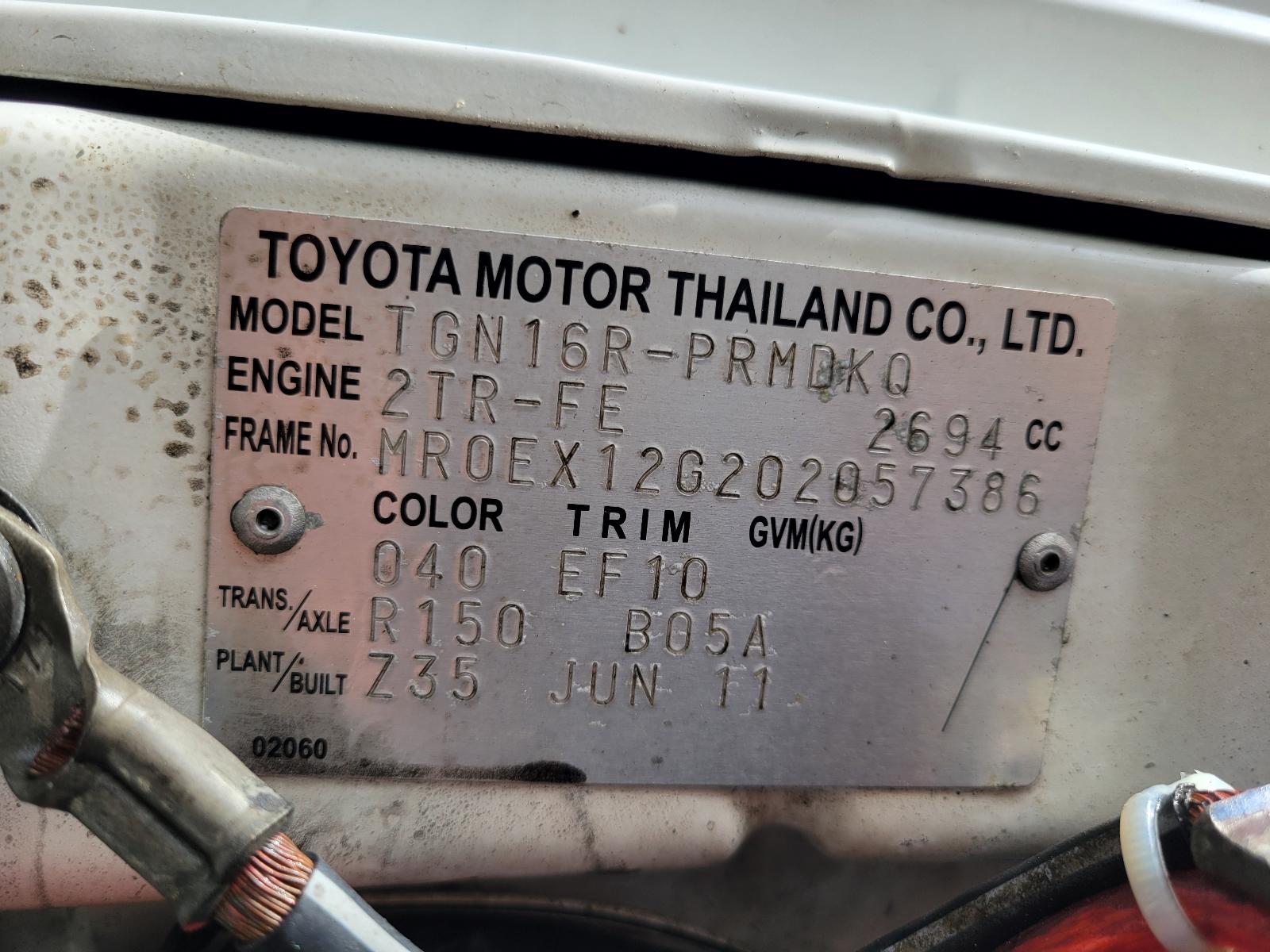 View Toyota Hilux 2011 4 Door Utility