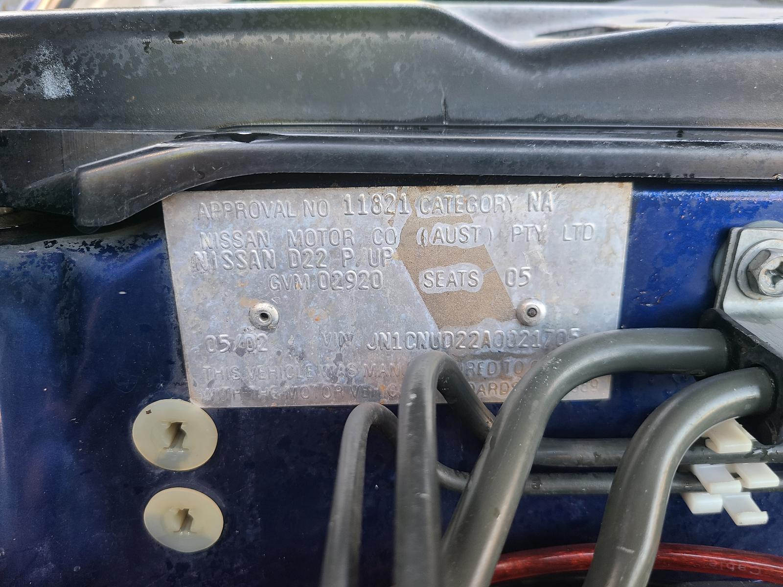 View Nissan Navara 2002 4 Door Utility