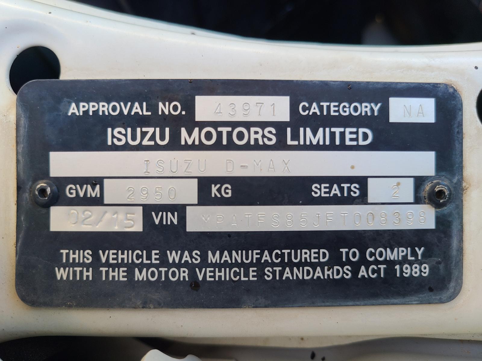 View Auto part Shift Actuator Isuzu Dmax 2015