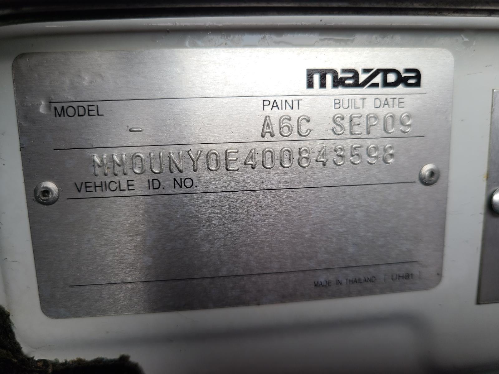 View Mazda Bt50 2009 2 Door Pickup