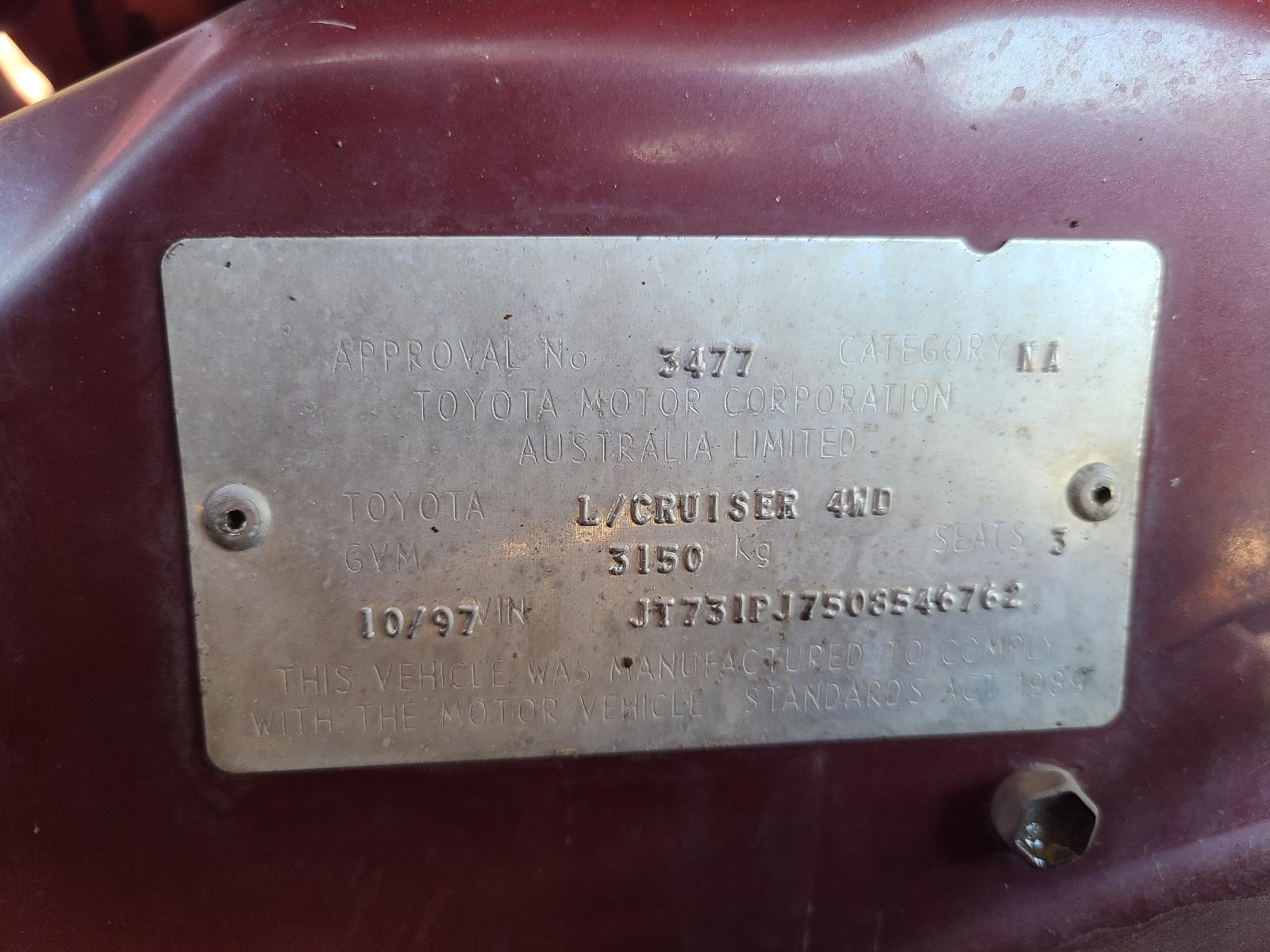 View Toyota Landcruiser 1997  