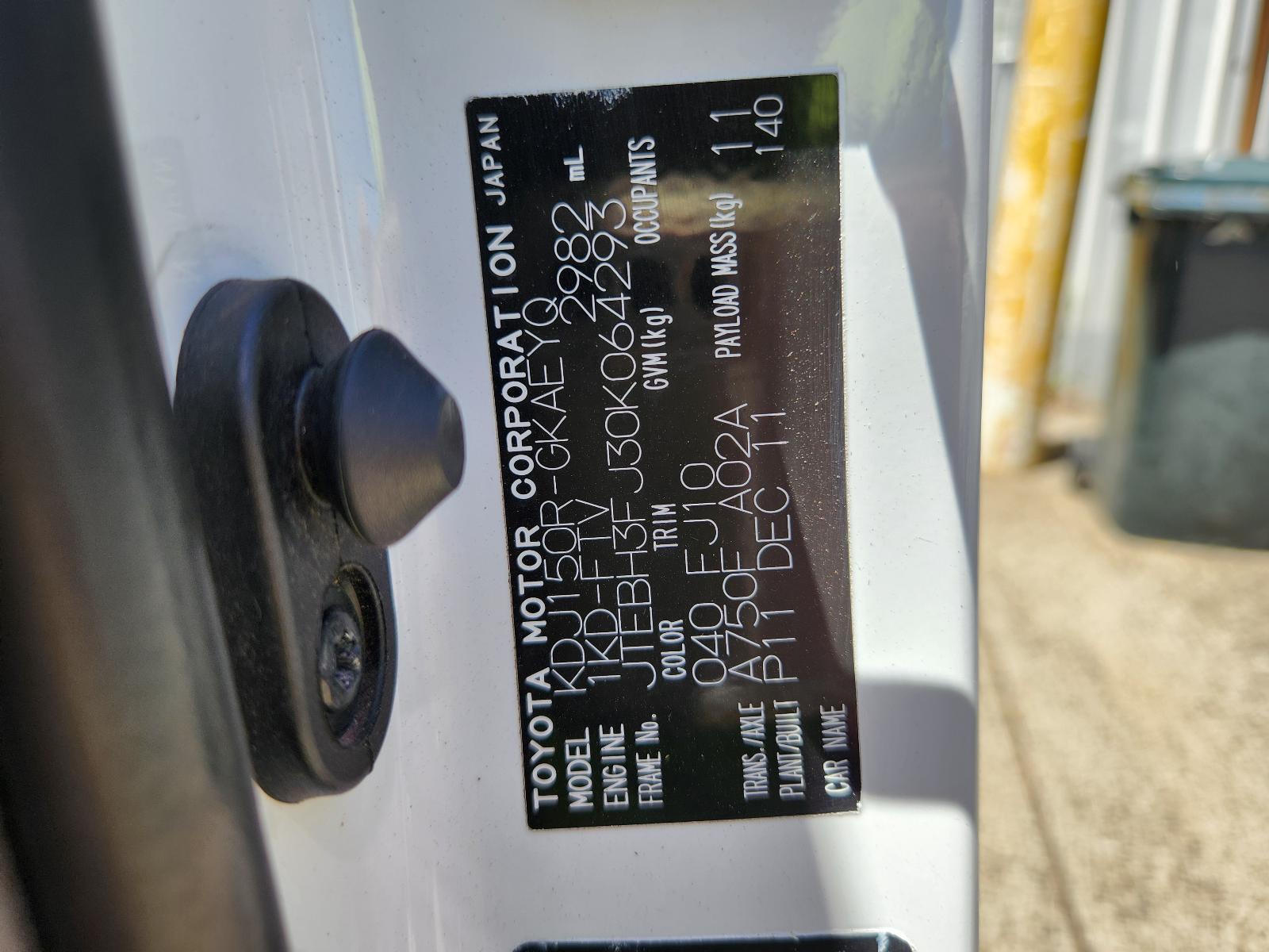 View Toyota Prado 2012 4 Door Station Wagon