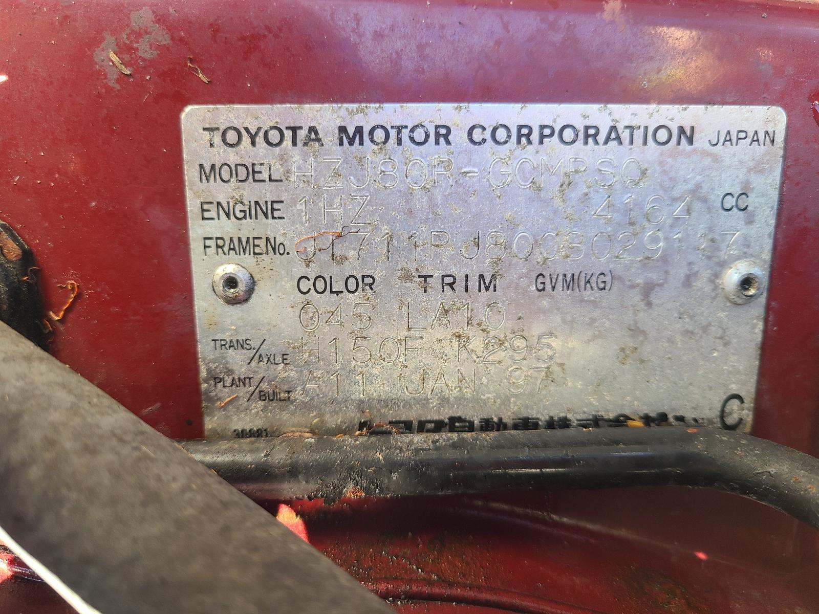 View Toyota Landcruiser 1997 4 Door Station Wagon