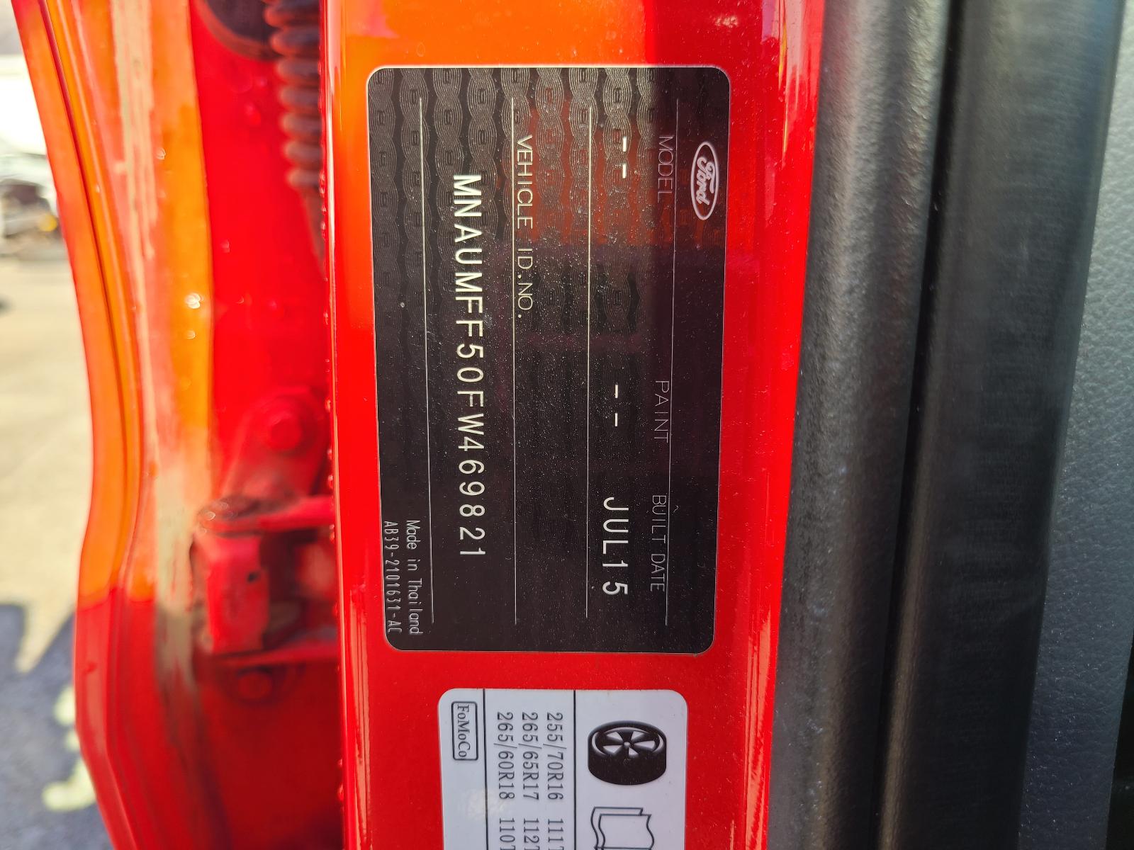 View Ford Ranger 2015 4 Door Utility
