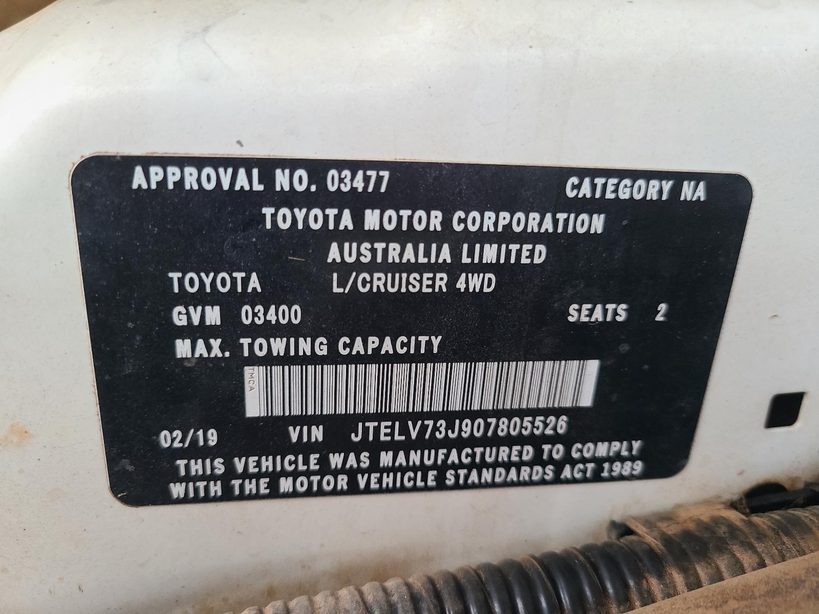 View Toyota Landcruiser 2019  