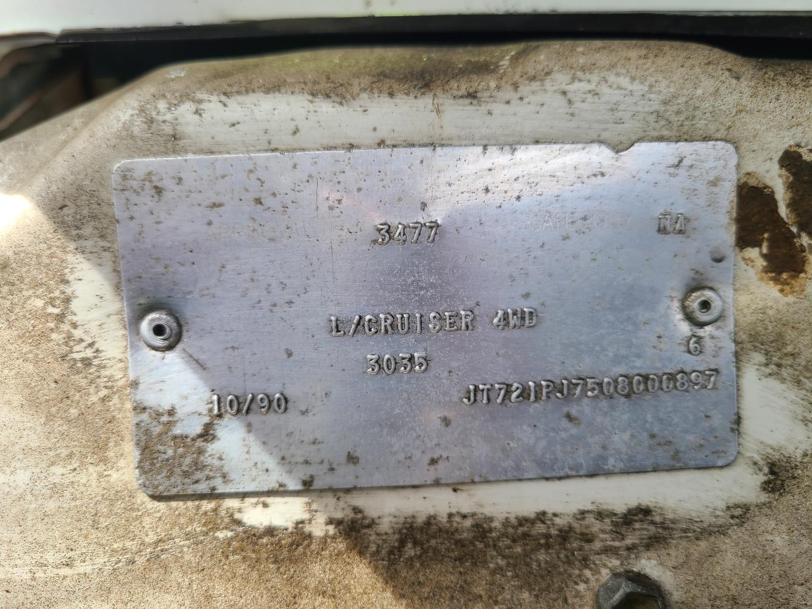 View Toyota Landcruiser 1990 2 Door Station Wagon