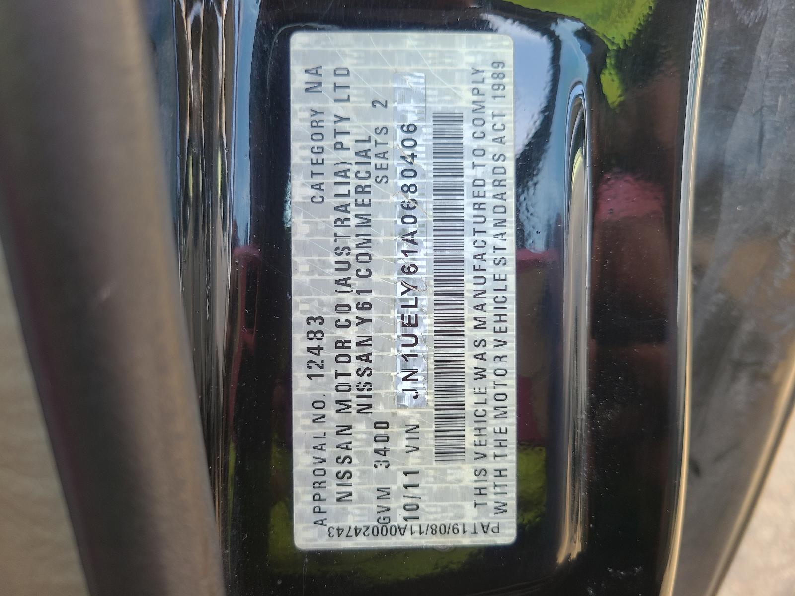 View Nissan Patrol 2011 2 Door Pickup