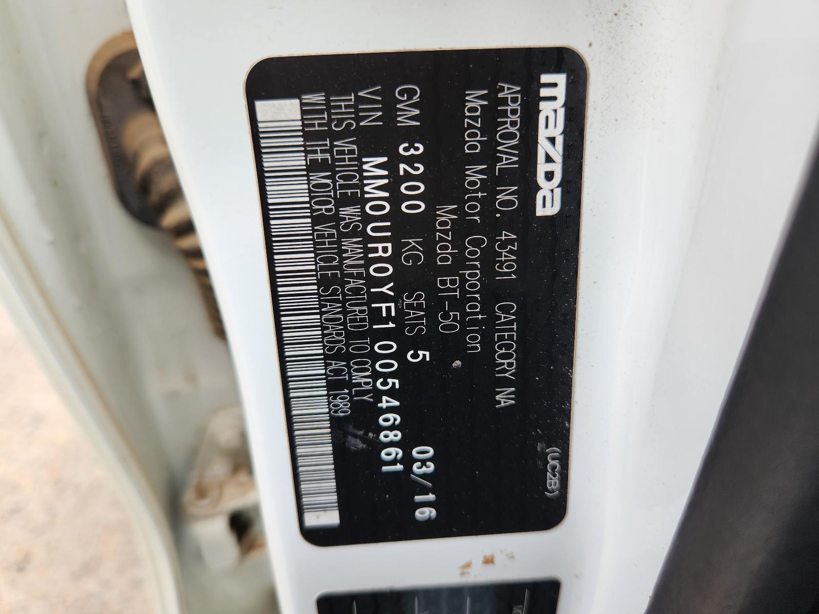 Mazda Bt50 2016 4 Door Utility View Mazda Bt50 2016 4 Door Utility