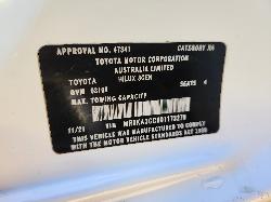 View Toyota Hilux 2021 2 Door Pickup