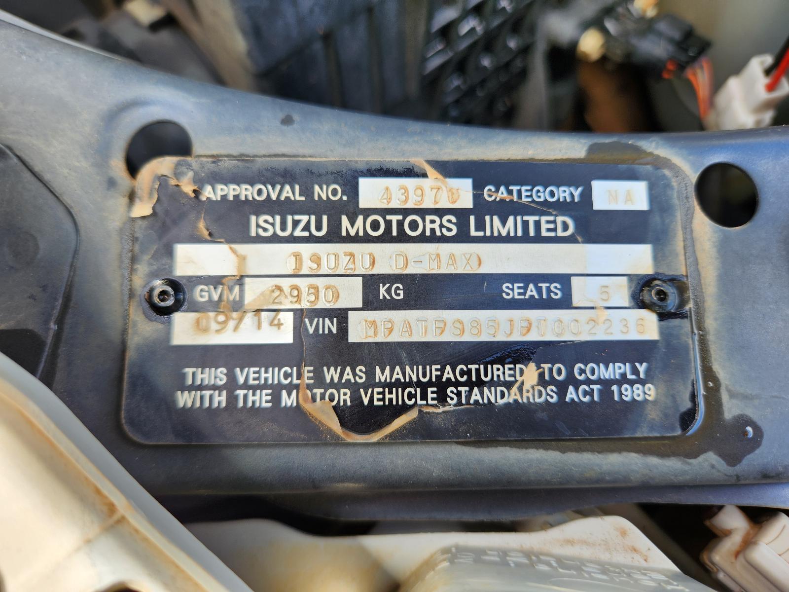 Isuzu Dmax 2014 4 Door Utility View Isuzu Dmax 2014 4 Door Utility