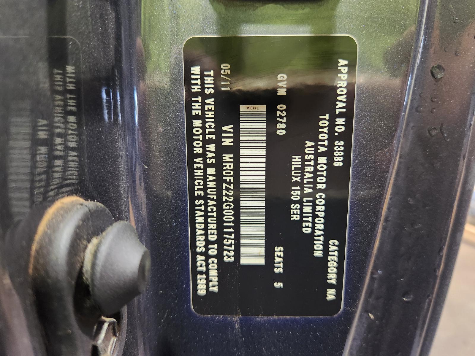 Toyota Hilux 2011 4 Door Utility View Toyota Hilux 2011 4 Door Utility