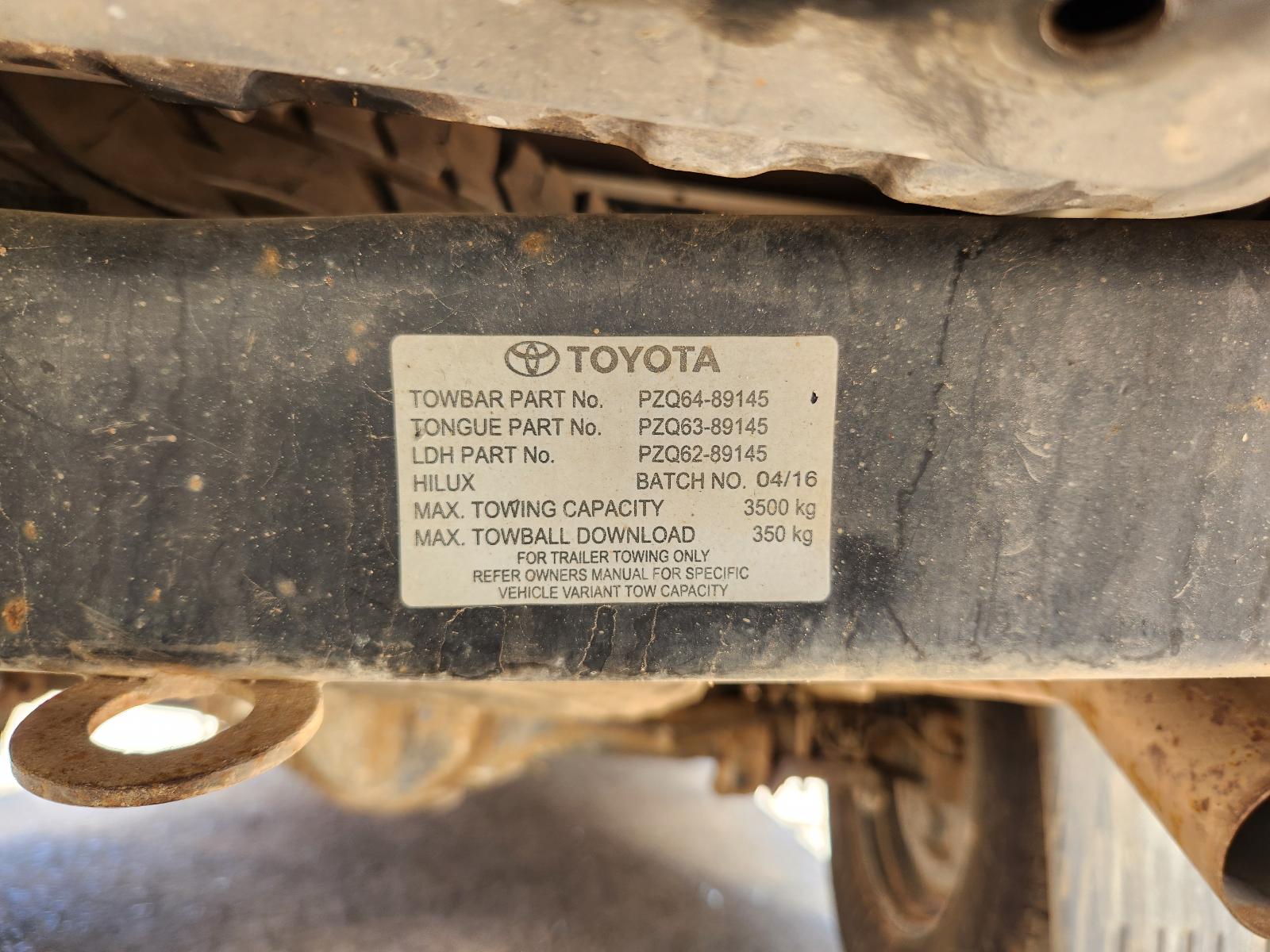 Toyota Hilux 2016 4 Door Utility View Toyota Hilux 2016 4 Door Utility