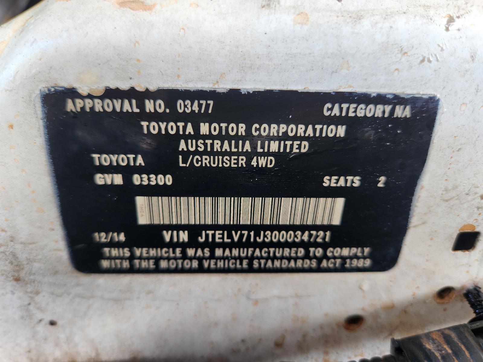 Toyota Landcruiser 2015 2 Door Pickup View Toyota Landcruiser 2015 2 Door Pickup