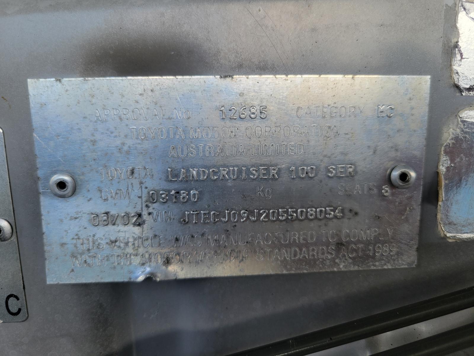 View Toyota Landcruiser 2002 4 Door Station Wagon