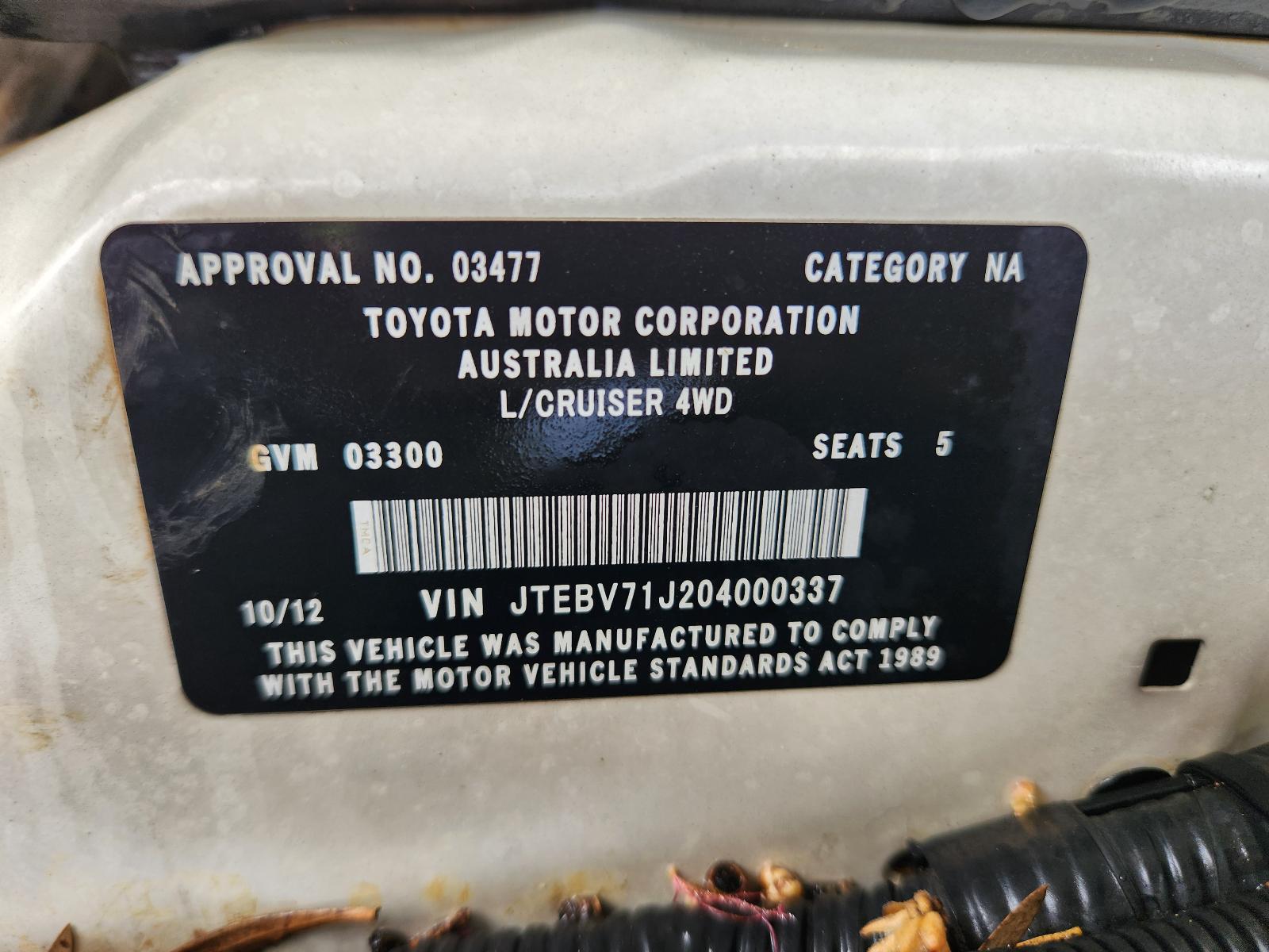 View Toyota Landcruiser 2013 4 Door Pickup