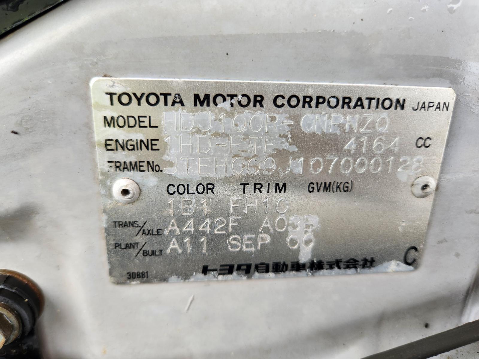 Toyota Landcruiser 2000 4 Door Station Wagon View Toyota Landcruiser 2000 4 Door Station Wagon