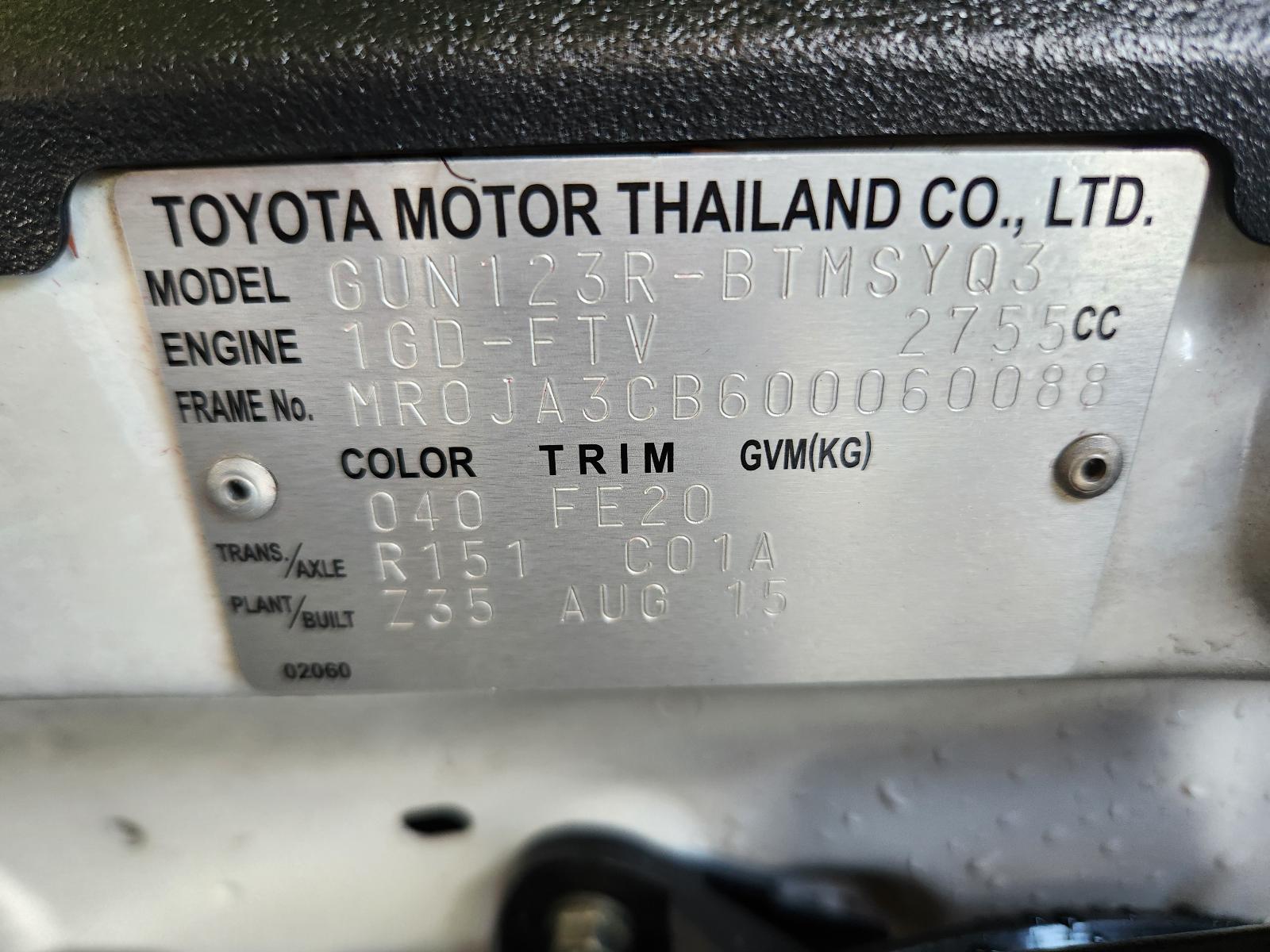 View Toyota Hilux 2016 2 Door Pickup