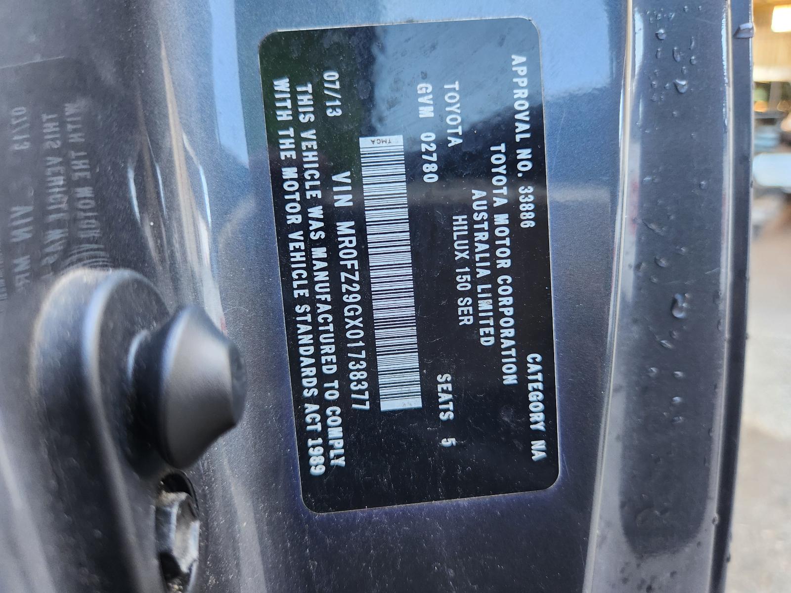 Toyota Hilux 2013 4 Door Utility View Toyota Hilux 2013 4 Door Utility