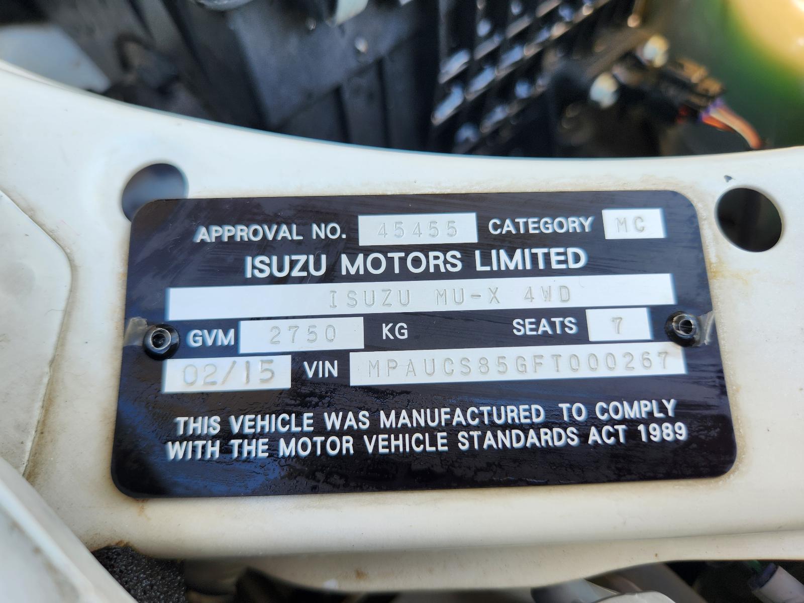 View Isuzu Mu-x 2014  