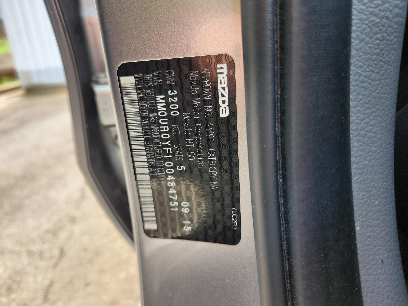 View Mazda Bt50 2015 4 Door Utility